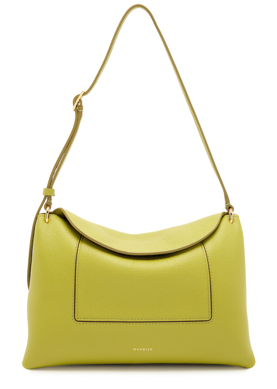 Wandler Penelope Slouch Leather Cross-body Bag In Green
