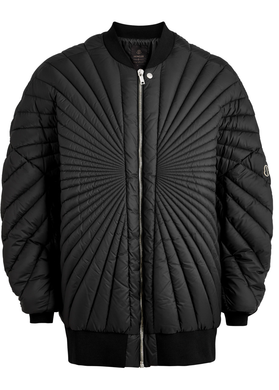 Rick Owens X Moncler Radiance Peter Quilted Shell Jacket - Black - 3 (UK40 / L)