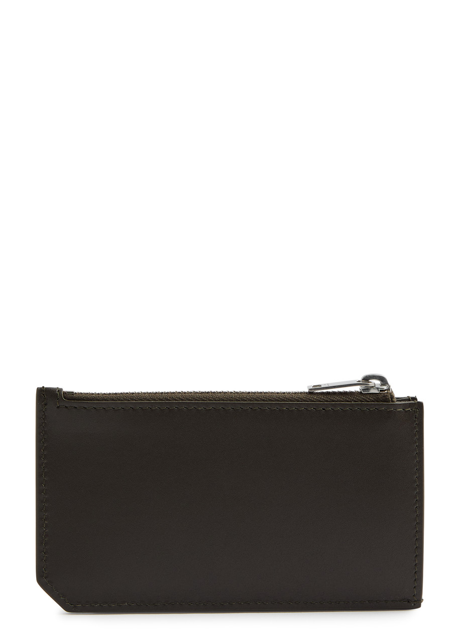  Saint Laurent Soho Leather Zip Wallet - Brown - One Size 