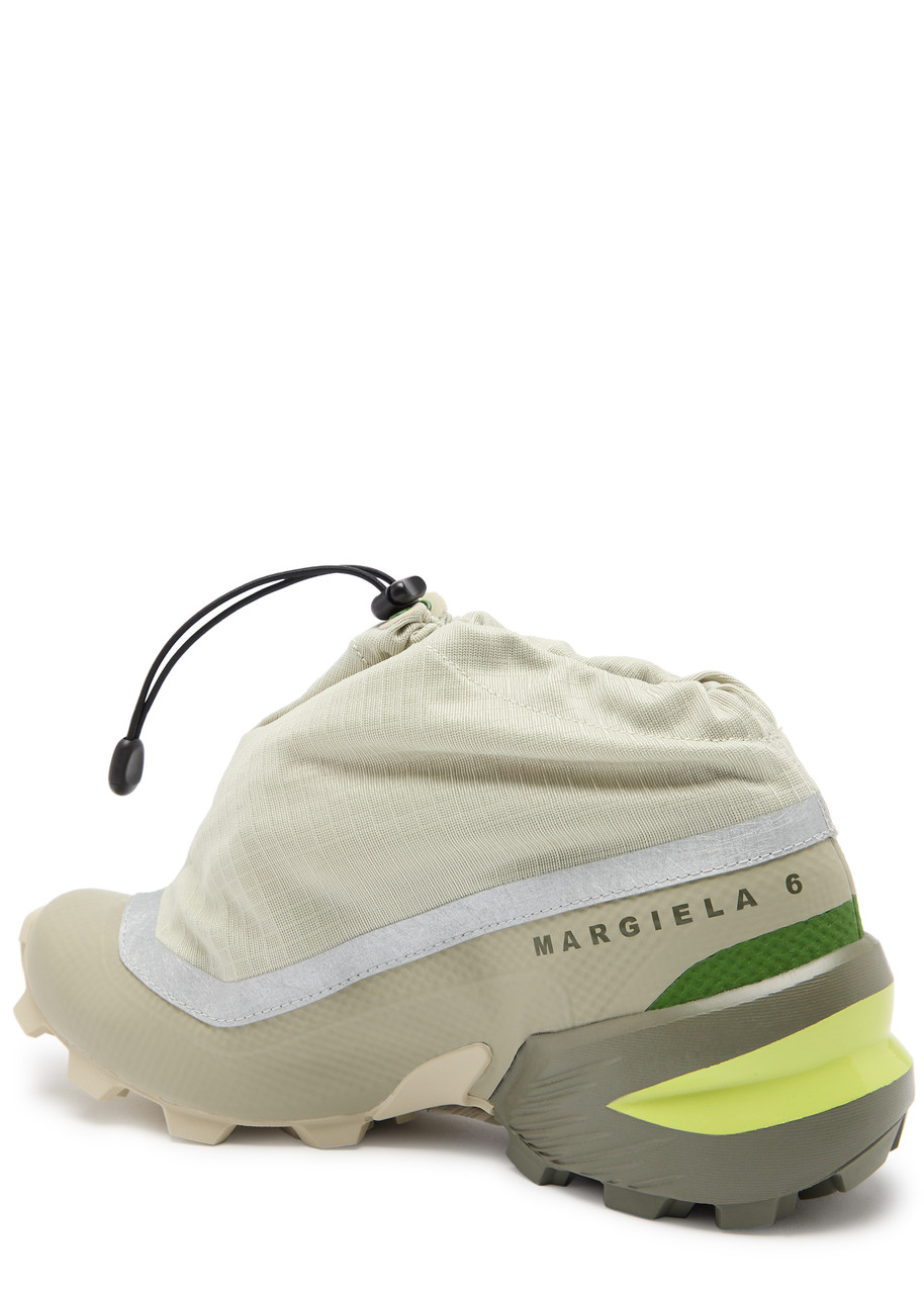 Mm6 X Salomon Cross Low Sneakers In Green