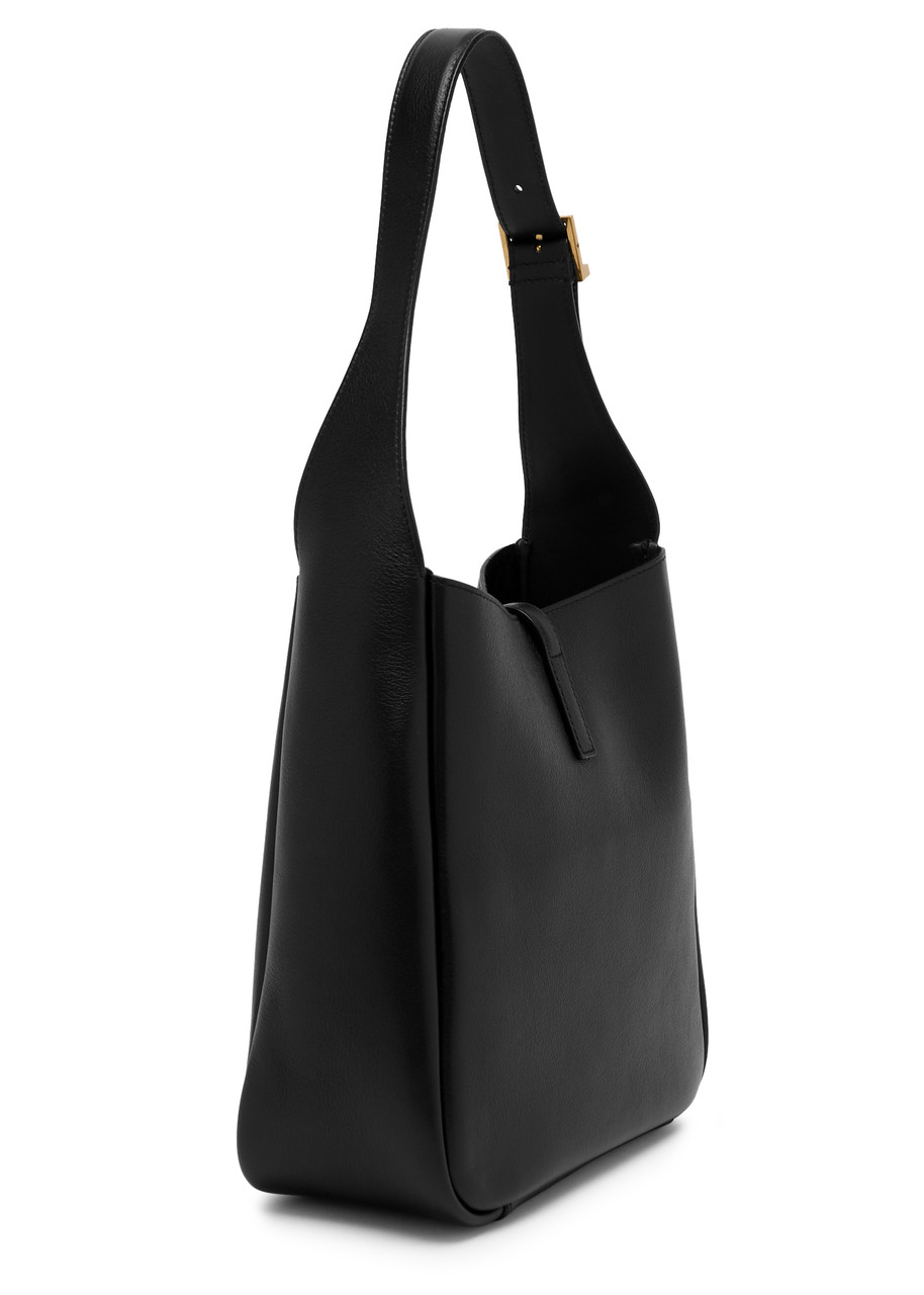 Saint Laurent Le 5 À 7 Supple Small Leather Shoulder Bag In Black