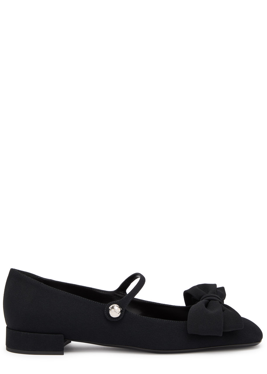 Valentino Garavani Bow Jane 25 Mary Jane Flats - Black - 36 (IT36 / UK3)