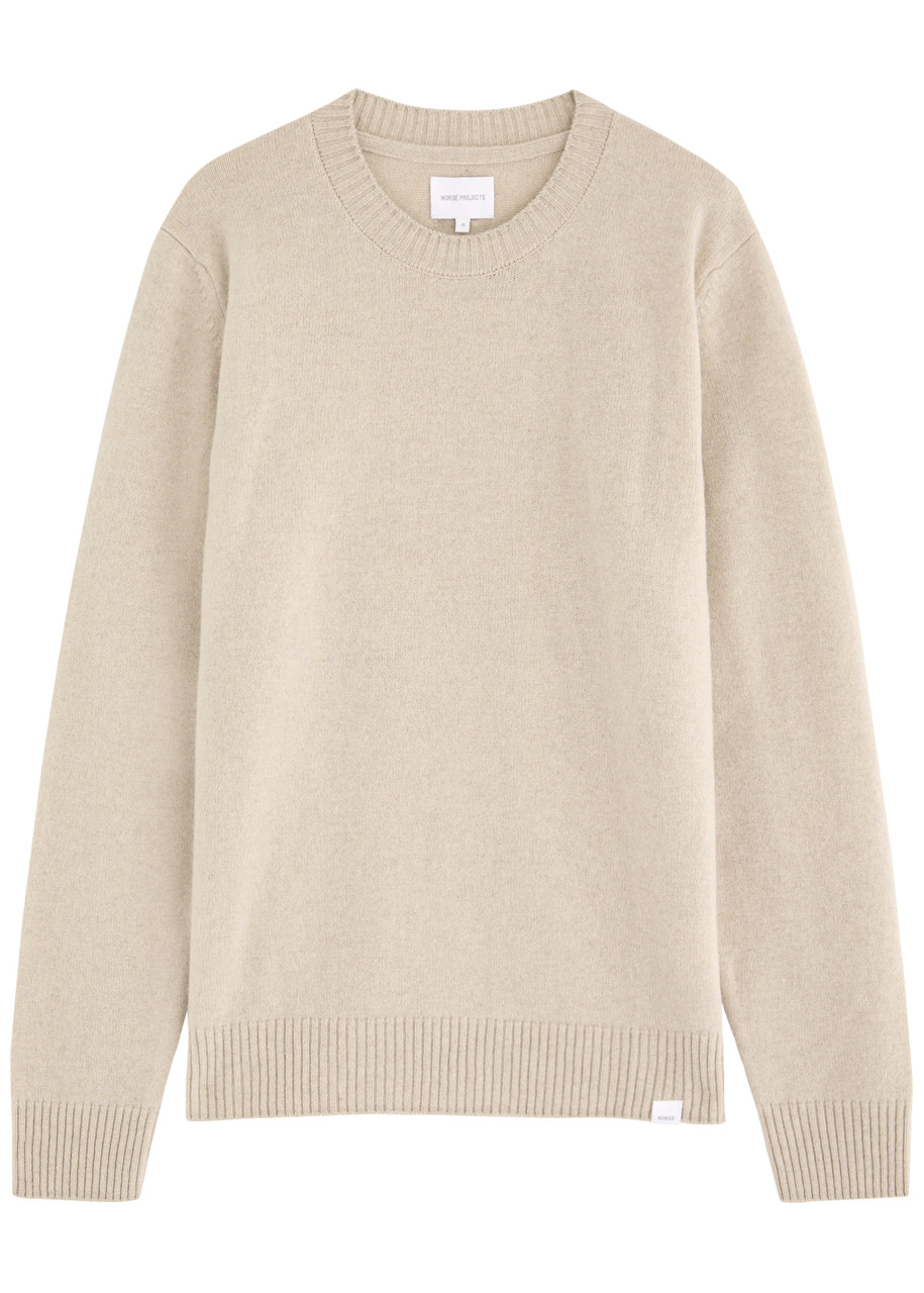 Norse Projects Norse Standard Wool Jumper In Cream