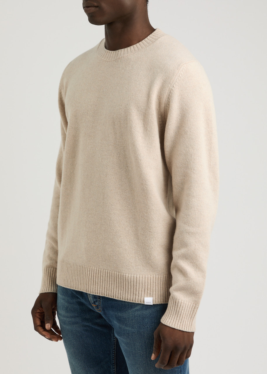 Norse Projects Norse Standard Wool Jumper In Cream