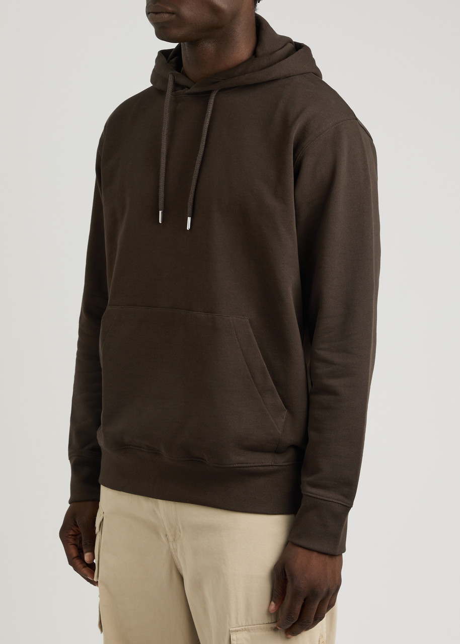 Norse Projects Norse Standard Hooded Cotton Sweatshirt In Brown