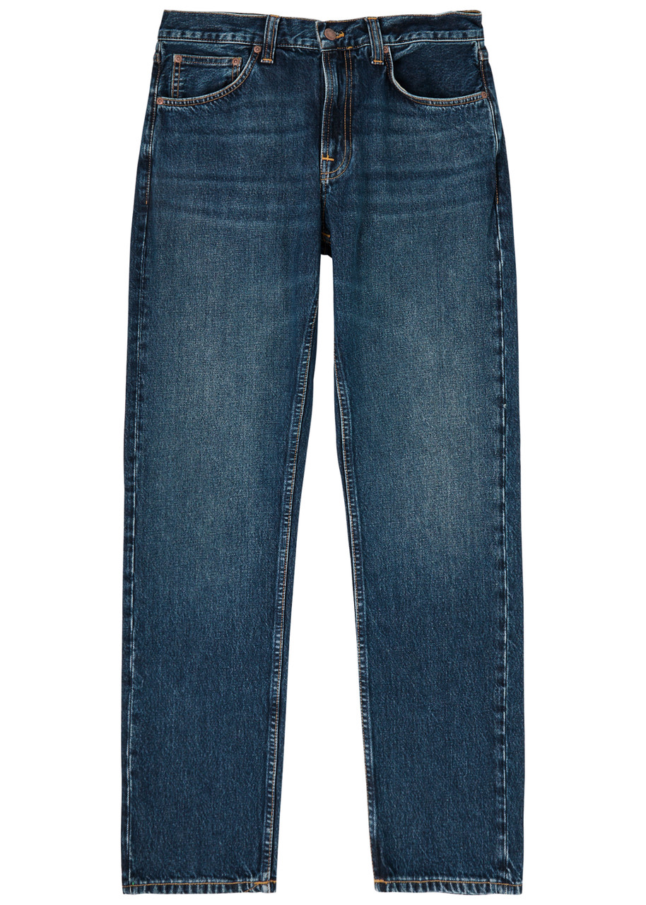 Nudie Jeans Gritty Jackson Jeans 14.9oz In Dark Blue