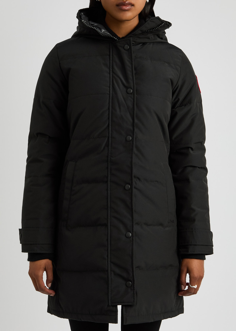 Canada Goose Shelburne Hooded Arctic-tech Parka In Black