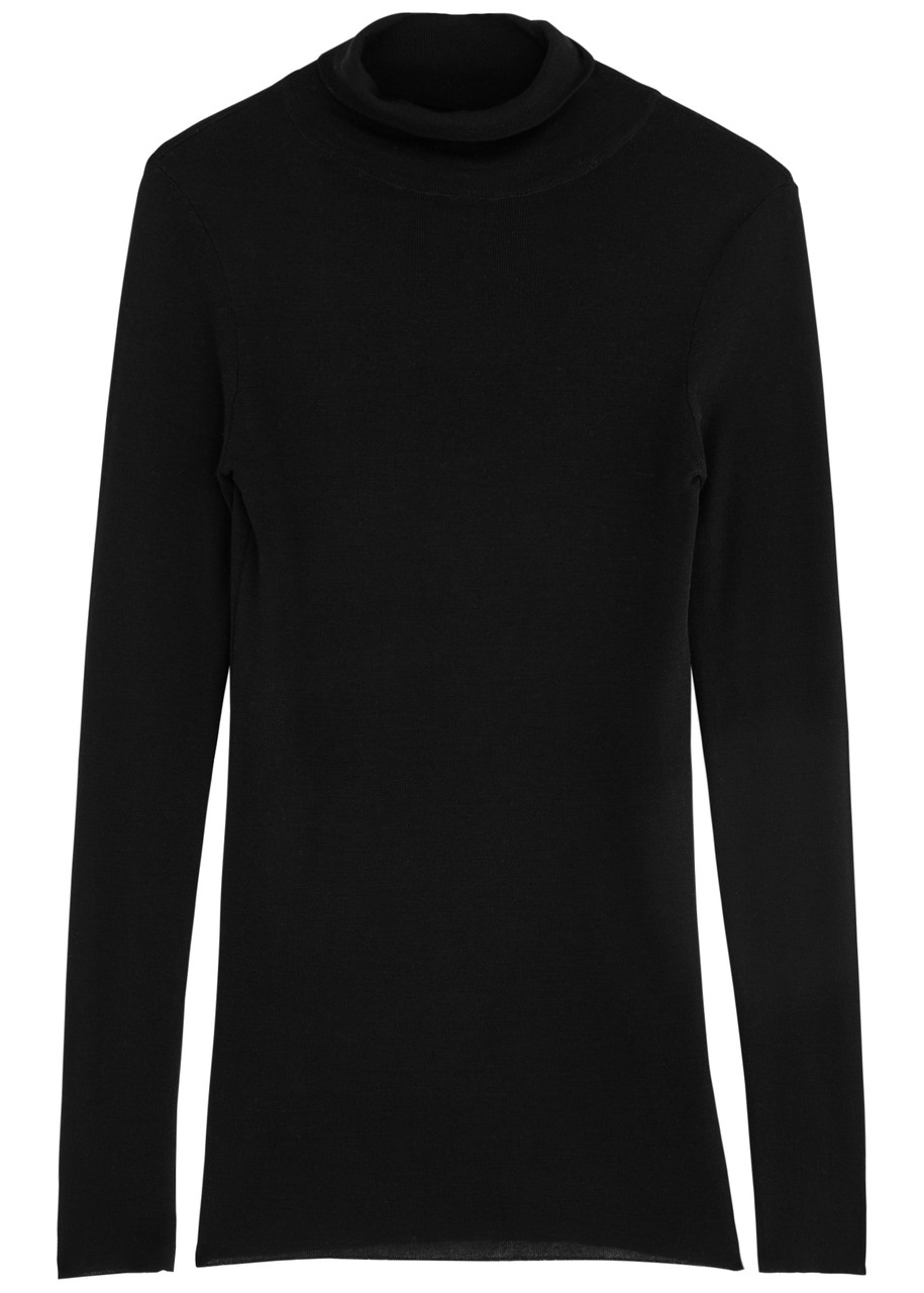 Aexae Wool Top In Black