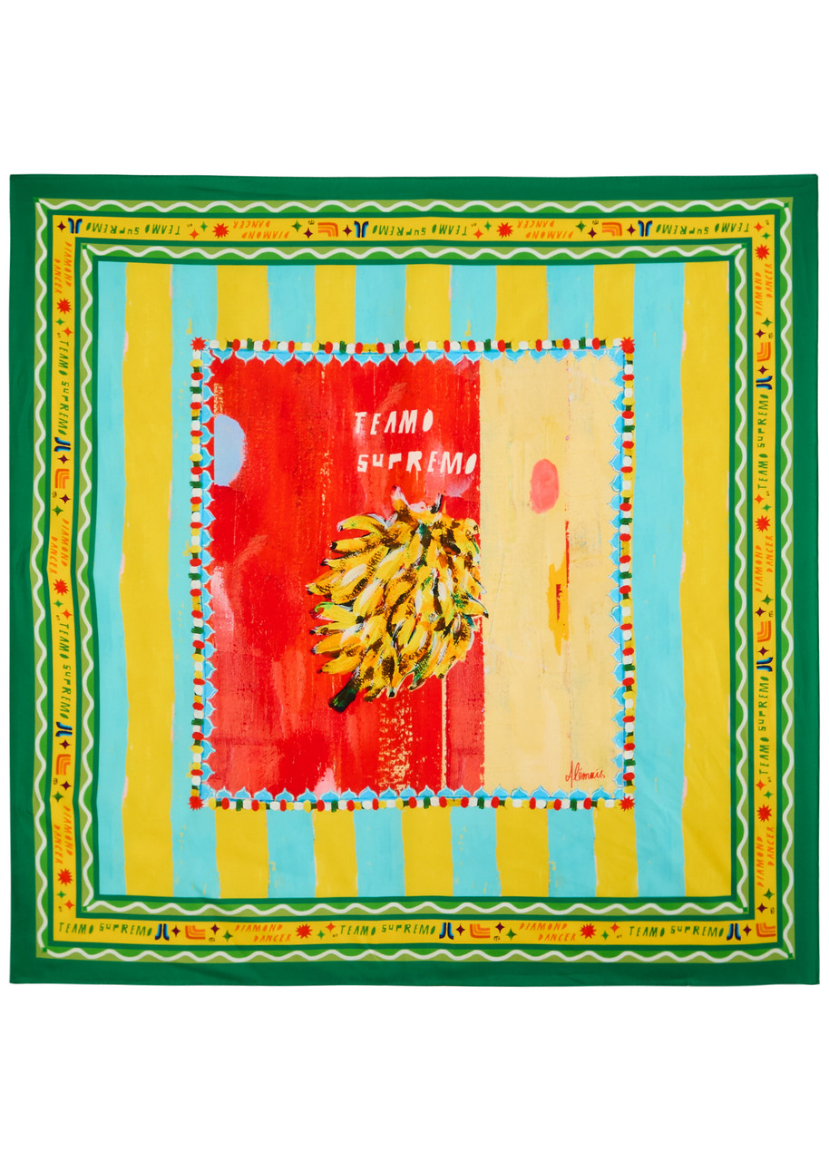 Alemais All Aboard Printed Silk Scarf - Multicoloured - One Size