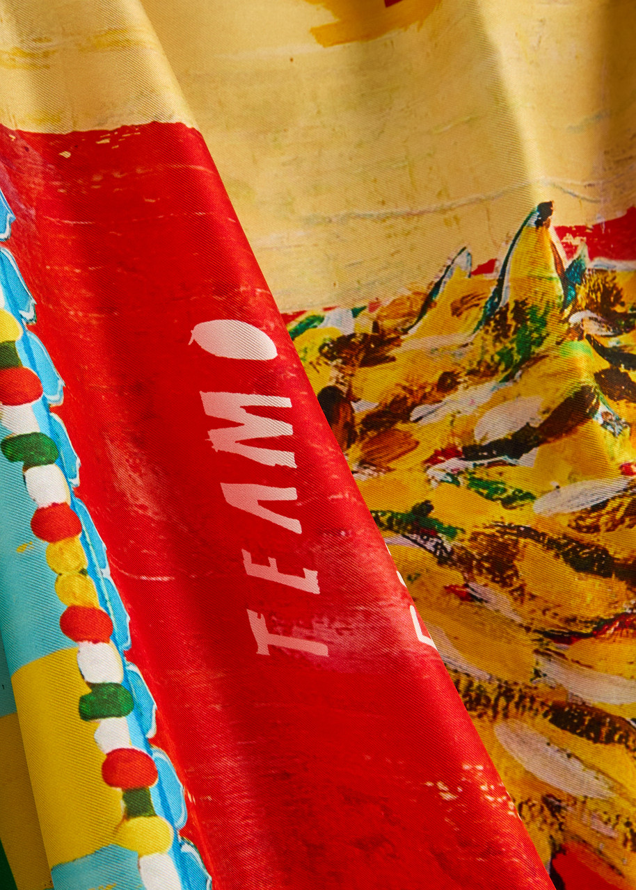  Alemais All Aboard Printed Silk Scarf - Multicoloured - One Size 