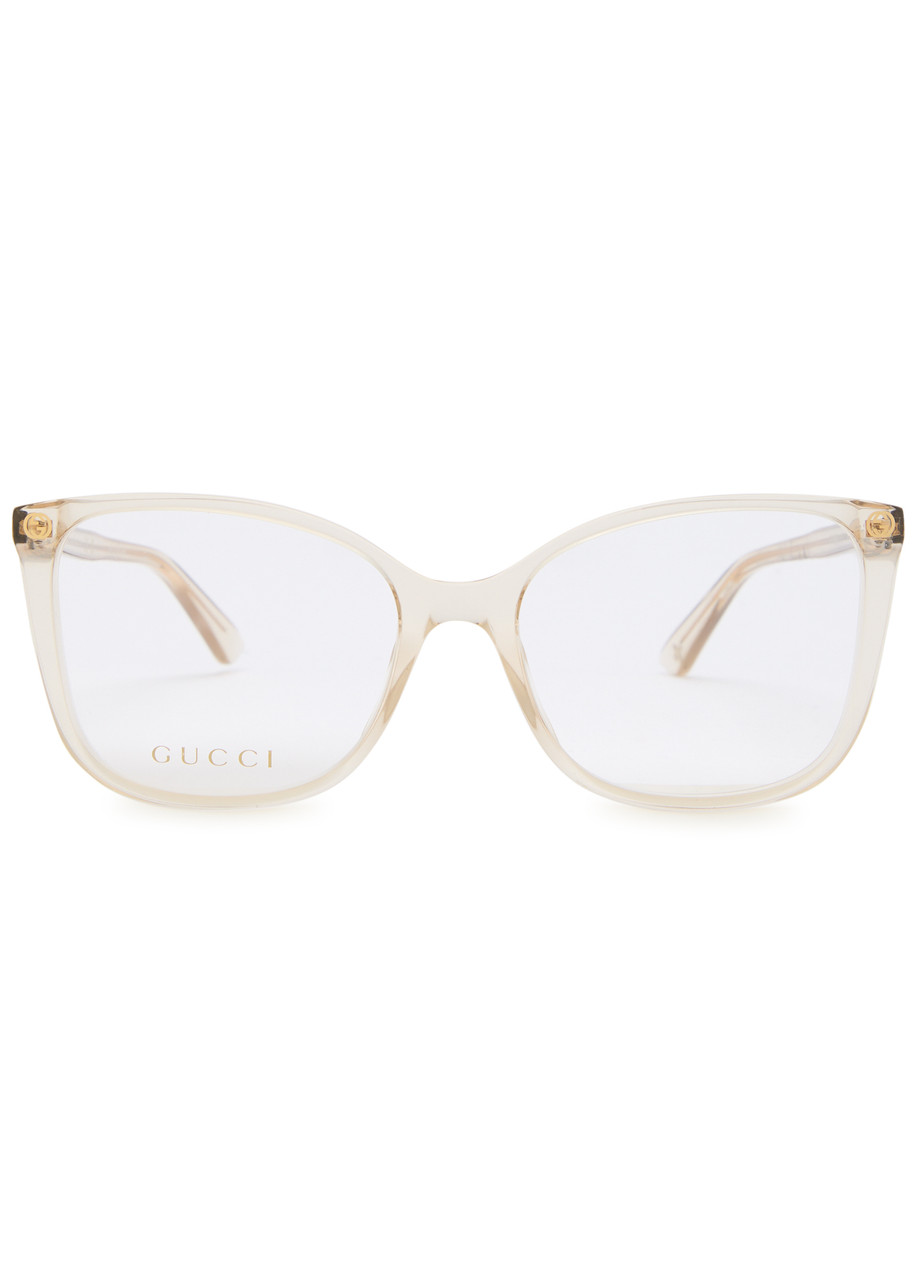  Gucci Square-frame Optical Glasses - Yellow - One Size 