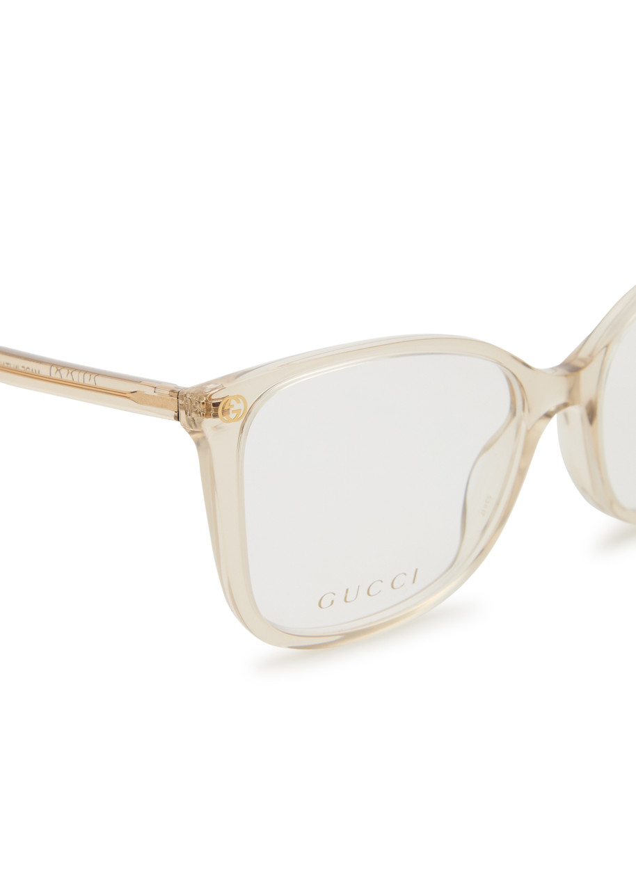  Gucci Square-frame Optical Glasses - Yellow - One Size 