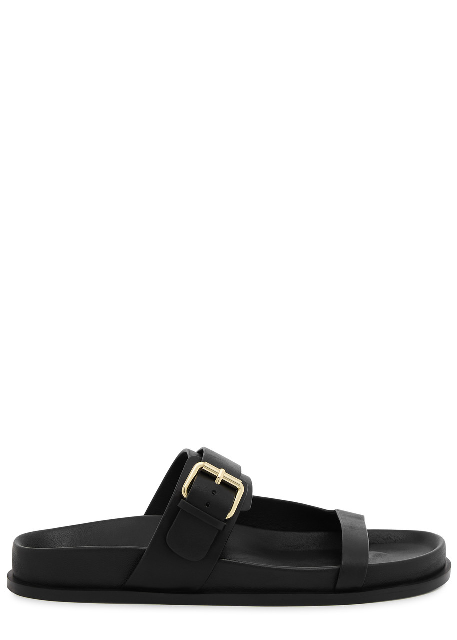 A.emery Prince Leather Sandals - Black