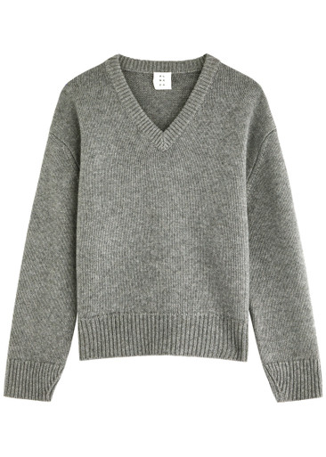 Almada Label Yara Wool-blend Jumper In Grey