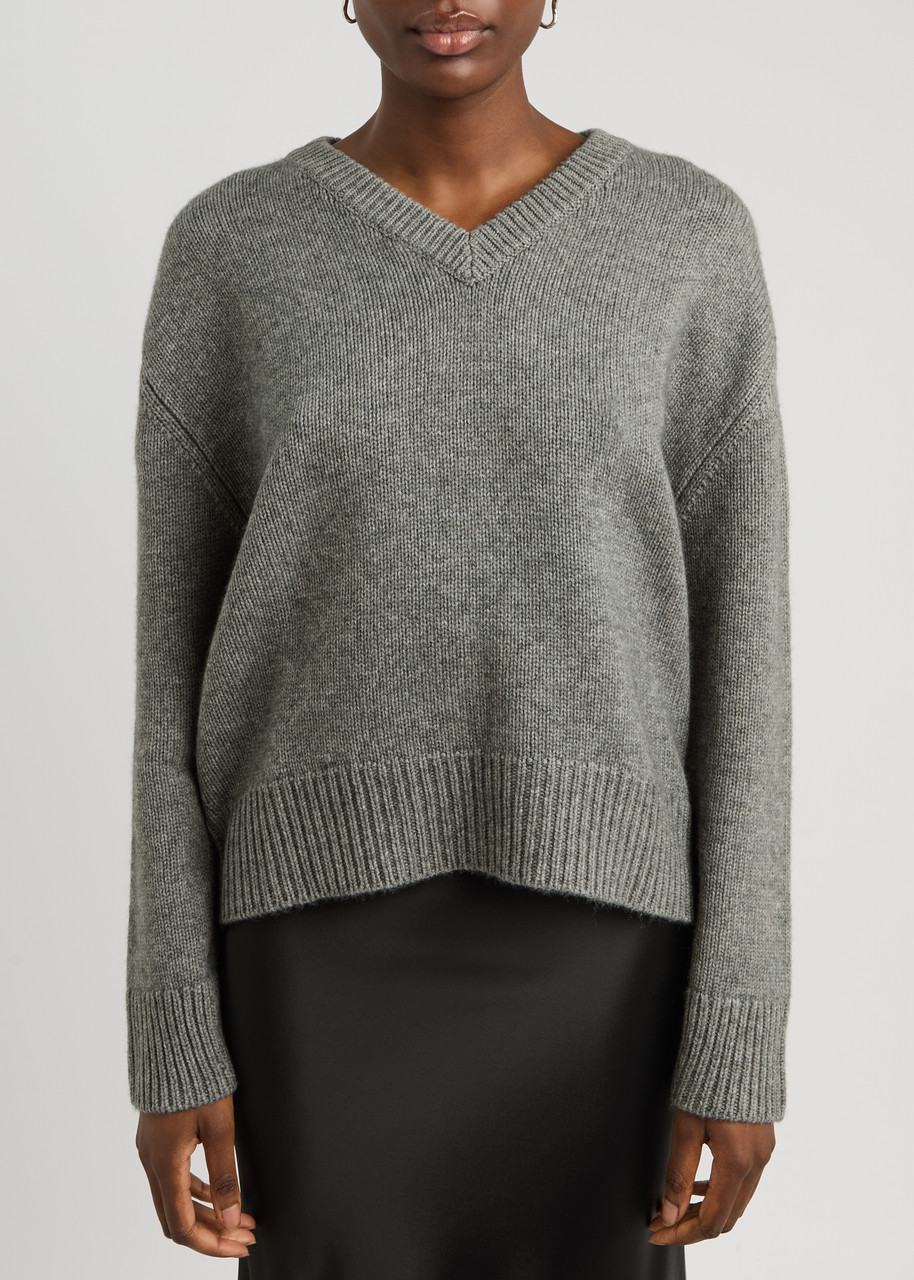 Almada Label Yara Wool-blend Jumper In Grey