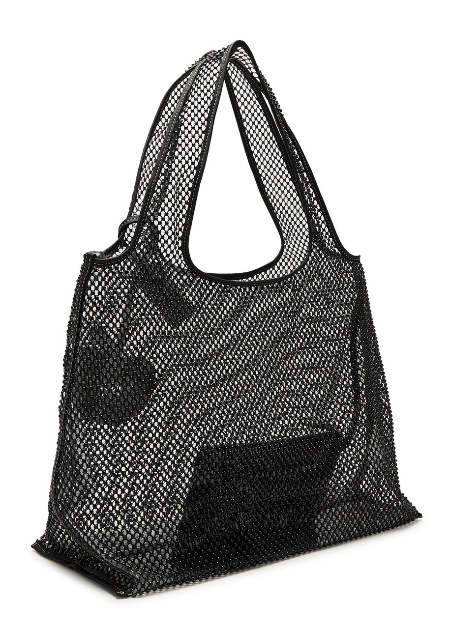 3.1 Phillip Lim Crystal-embellished Leather Shoulder Bag In Black