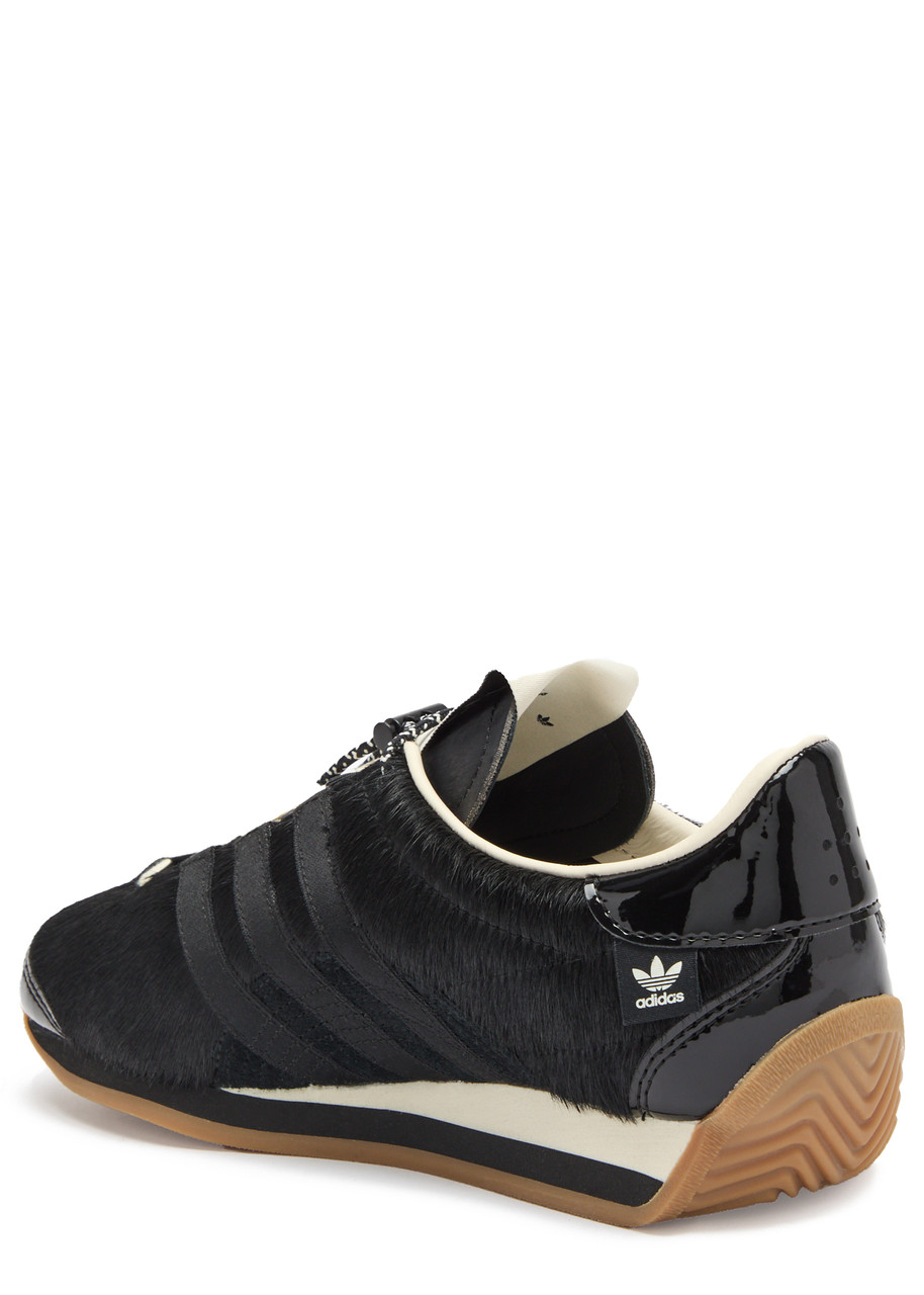  Adidas X Song For The Mute Country Og Panelled Calf Hair Sneakers - White And Black - 6.5 (it39.5 / Uk6.5) 