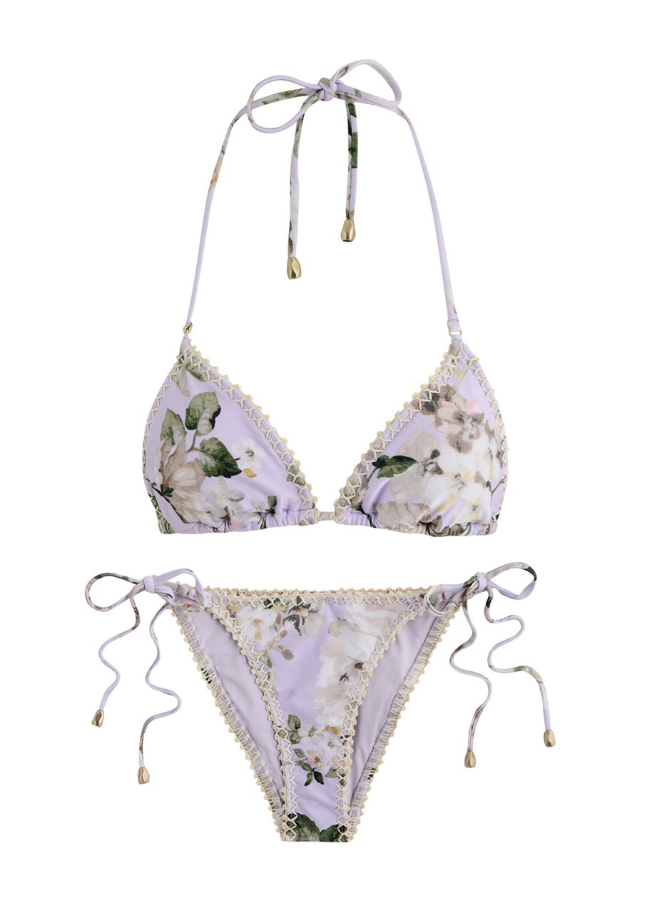 Zimmermann Acacia Floral-print Bikini - Multi Floral
