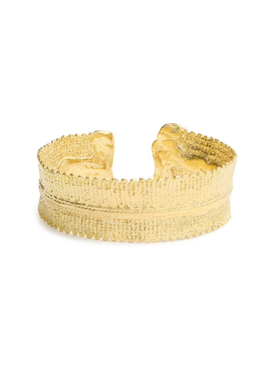 Ysso Artemis 24kt Gold-plated Cuff