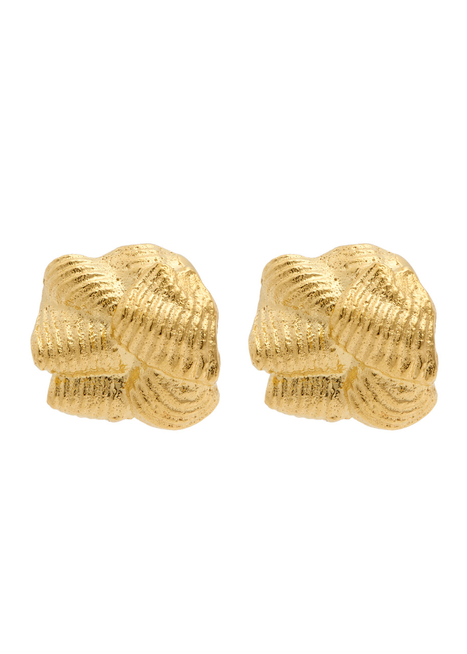 Completedworks Buttercream 18kt Gold-plated Earrings In Gold