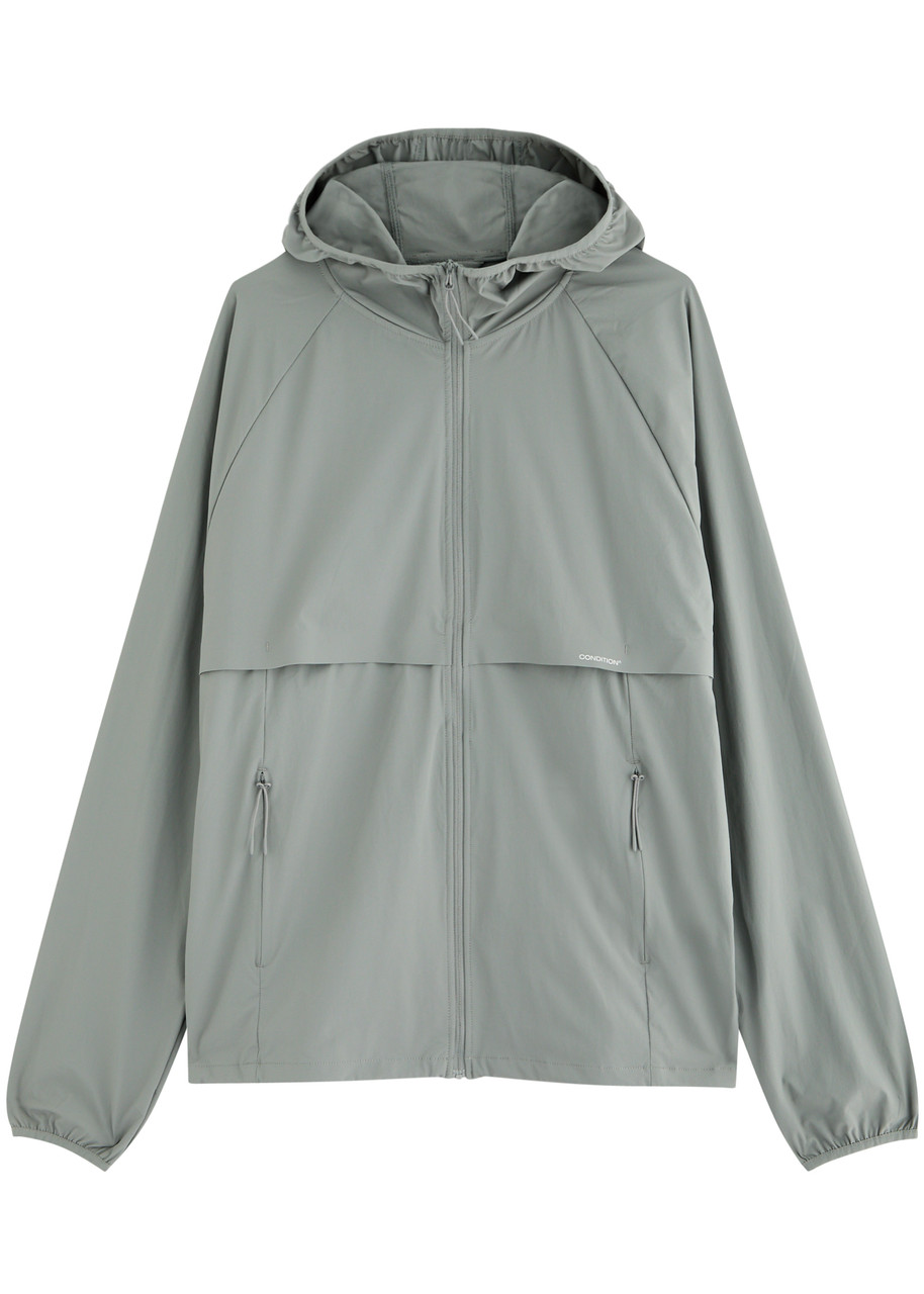 Condition Hooded Stretch-nylon Jacket - Beige - S