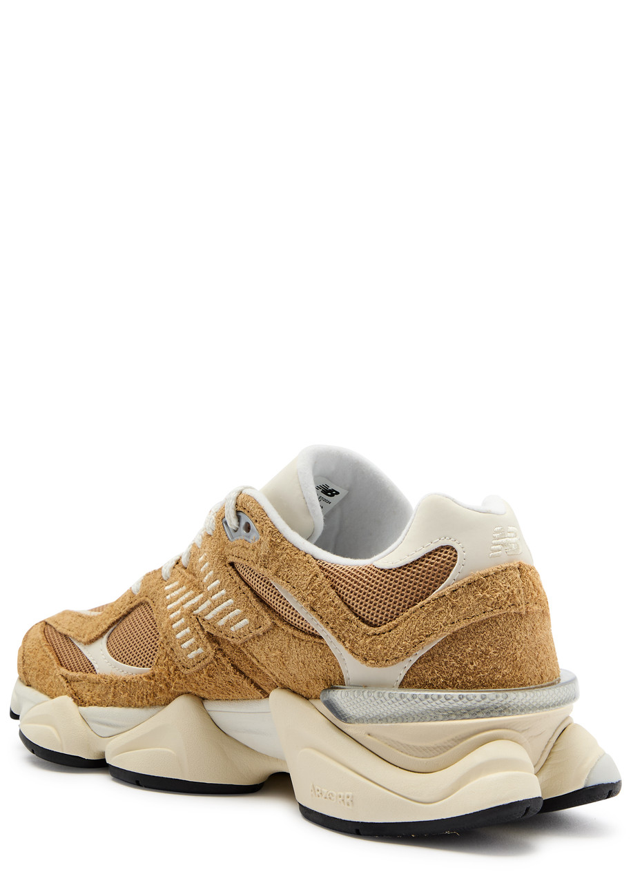 New Balance 9060 Panelled Mesh Sneakers In Peach