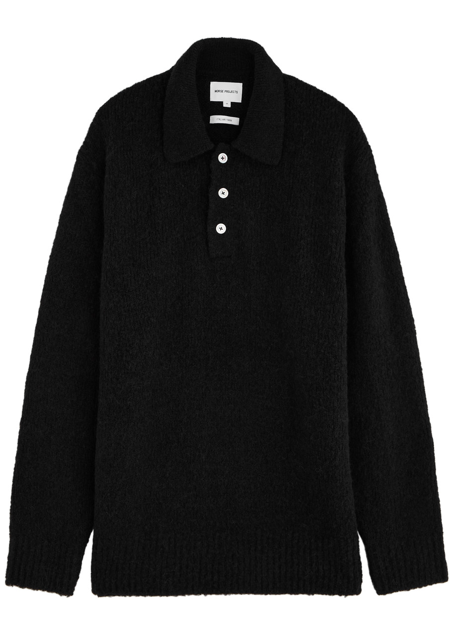 Norse Projects Rasmus Polo Shirt In Black