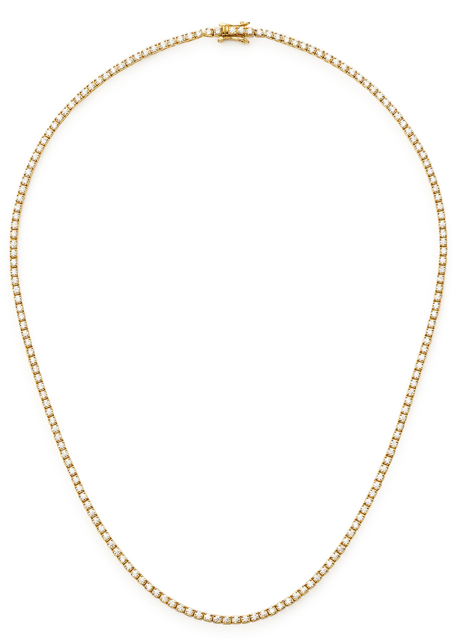 Missoma Classic Tennis 18kt Gold-plated Necklace - One Size