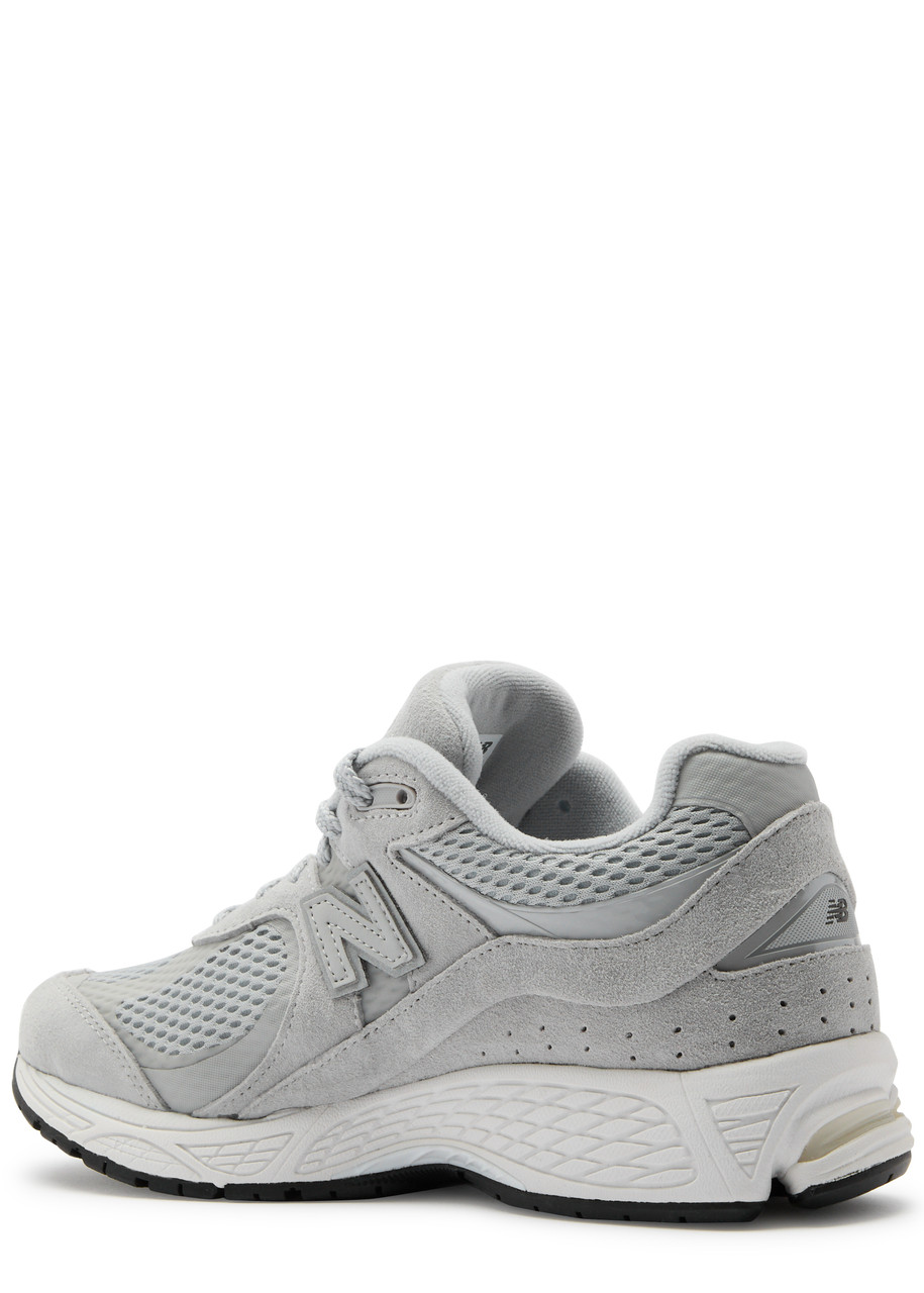 New Balance 2002 Panelled Mesh Sneakers In Grey