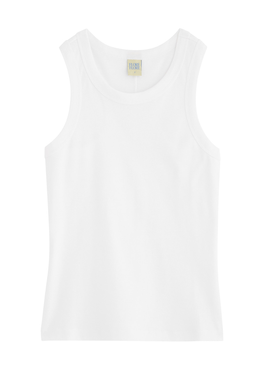 Flore Flore Hannah Cotton Tank In White
