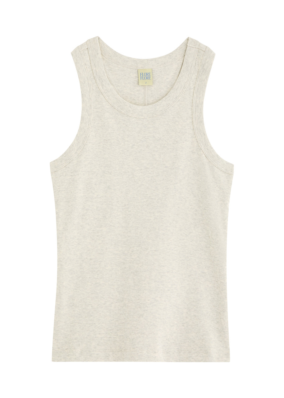 Flore Flore Hannah Cotton Tank In Grey
