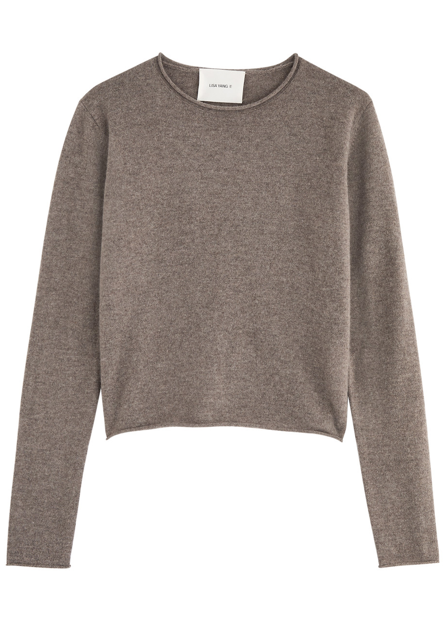 Lisa Yang Ida Cashmere Jumper - Brown - 1 (UK 8-10 / S-M)