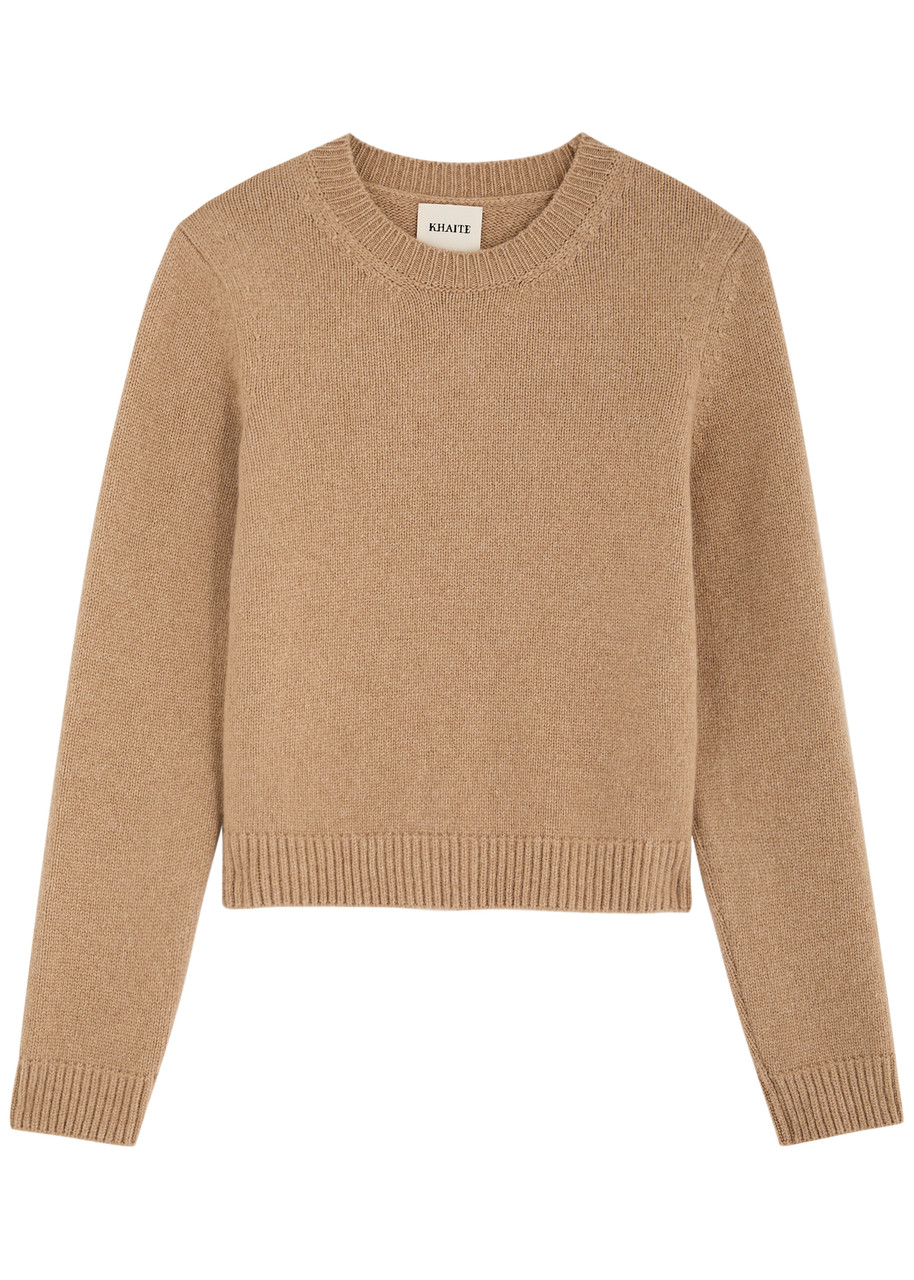 Khaite Leta Cashmere Sweater In Beige