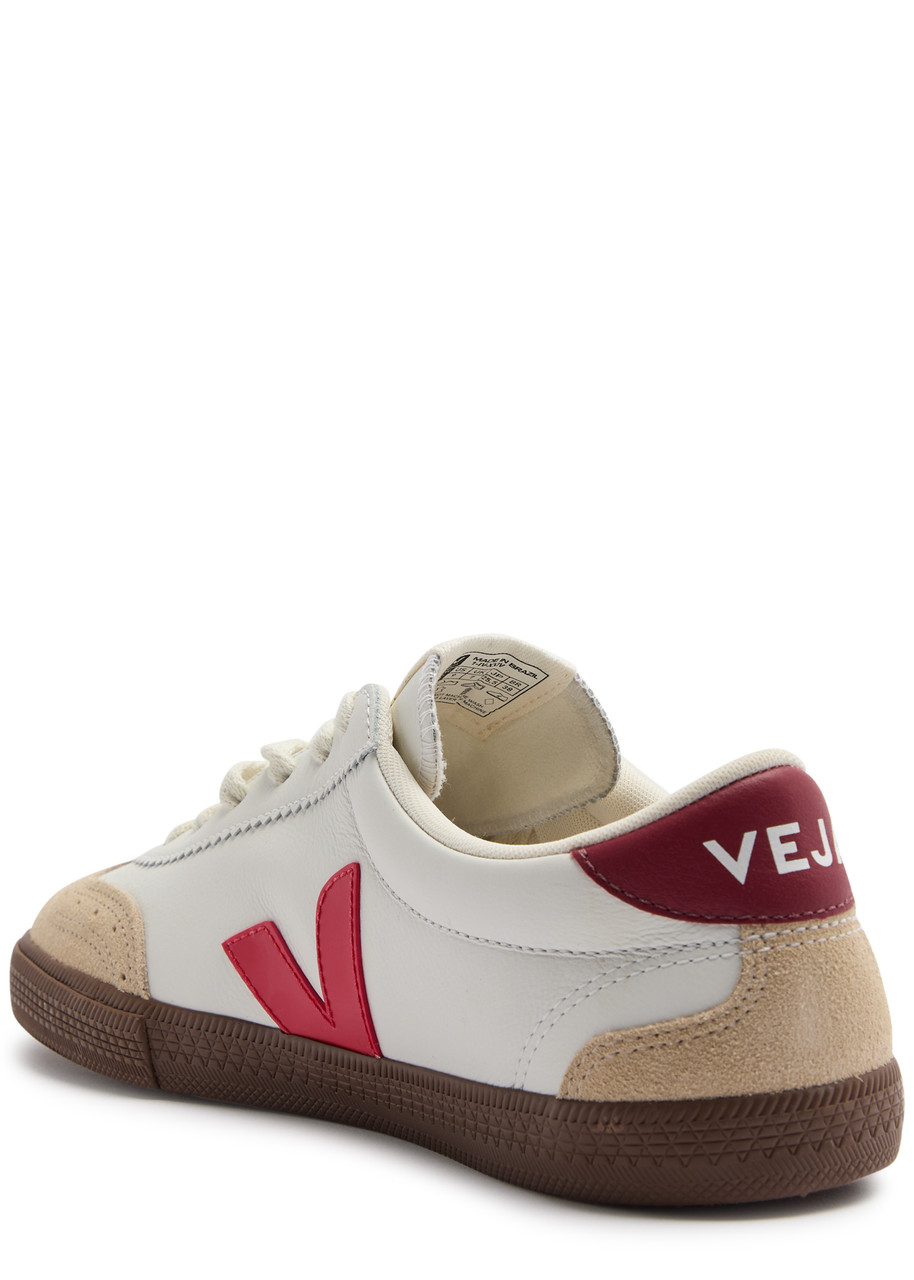 Veja Volley Leather Sneakers - Women's - Leather In Red
