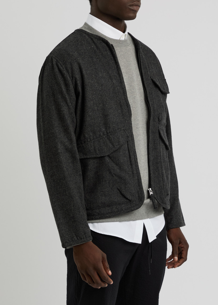 Universal Works Parachute Liner Woven Jacket In Grey