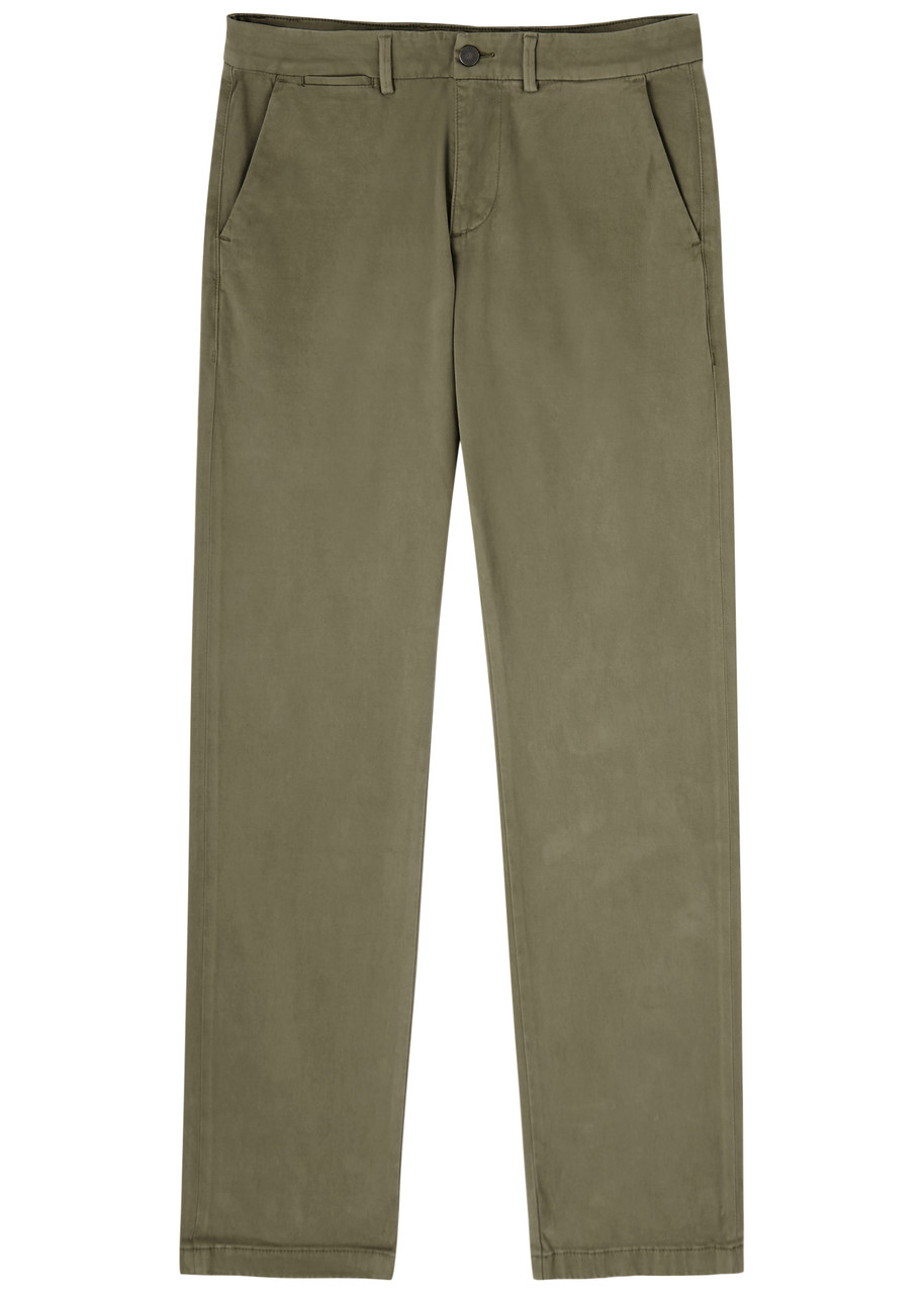 7 For All Mankind Slimmy Luxe Performance Chinos - Green - 38 (W38 /xxl)