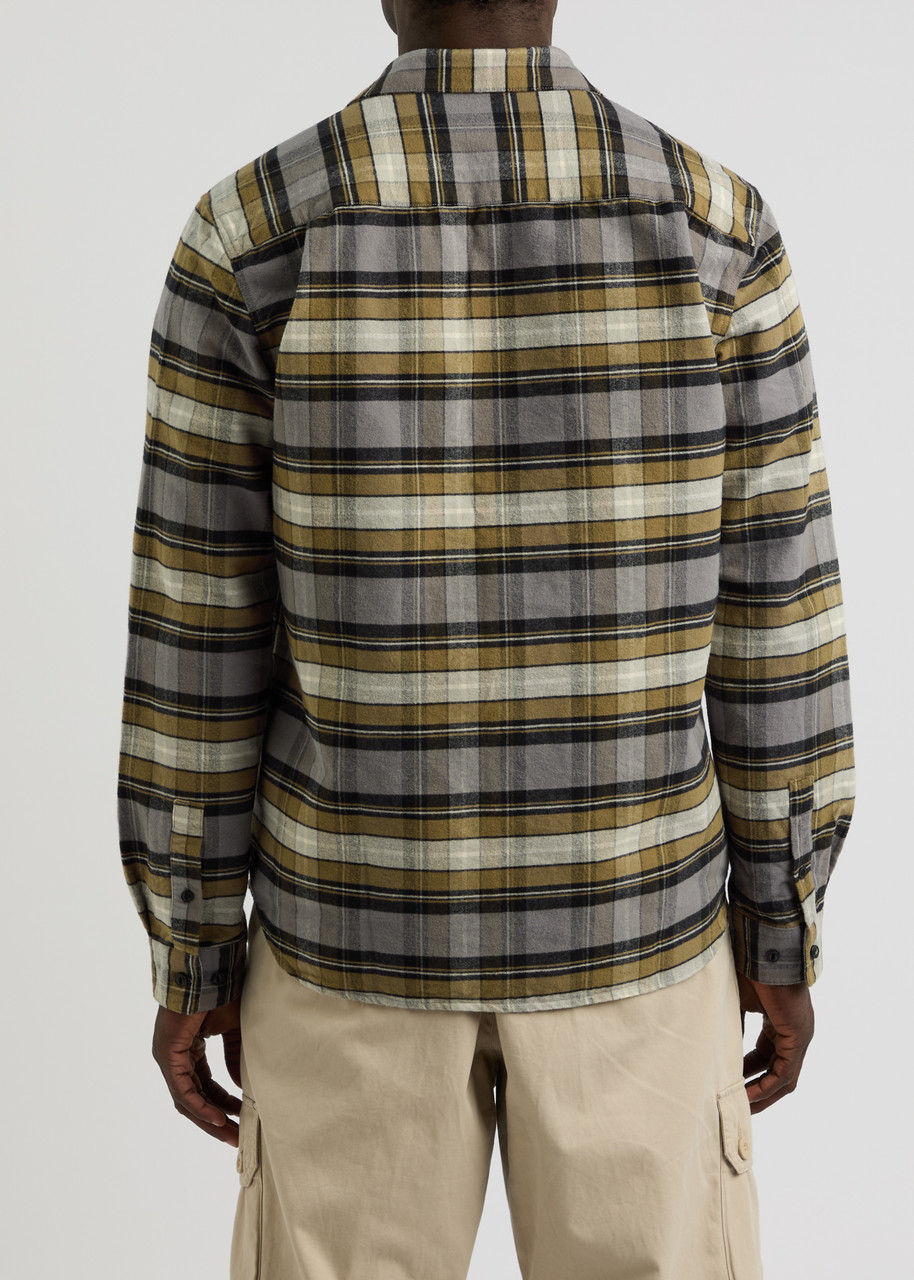  Ymc Curtis Checked Cotton Shirt - Green - M 