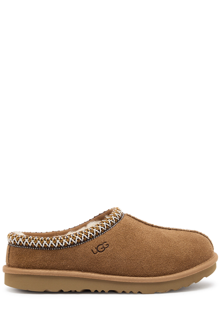 Ugg Kids Tasman Ii Suede Flatform Slippers In Brown