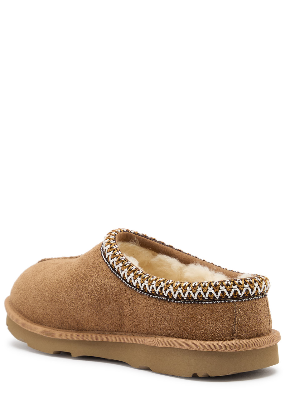 Ugg Kids Tasman Ii Suede Flatform Slippers In Brown