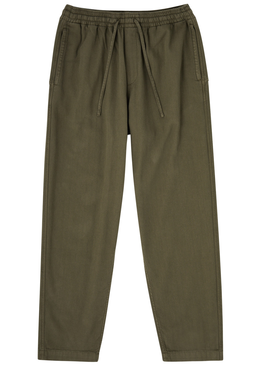 Ymc You Must Create Ymc Alva Skate Tapered Cotton Trousers In Green