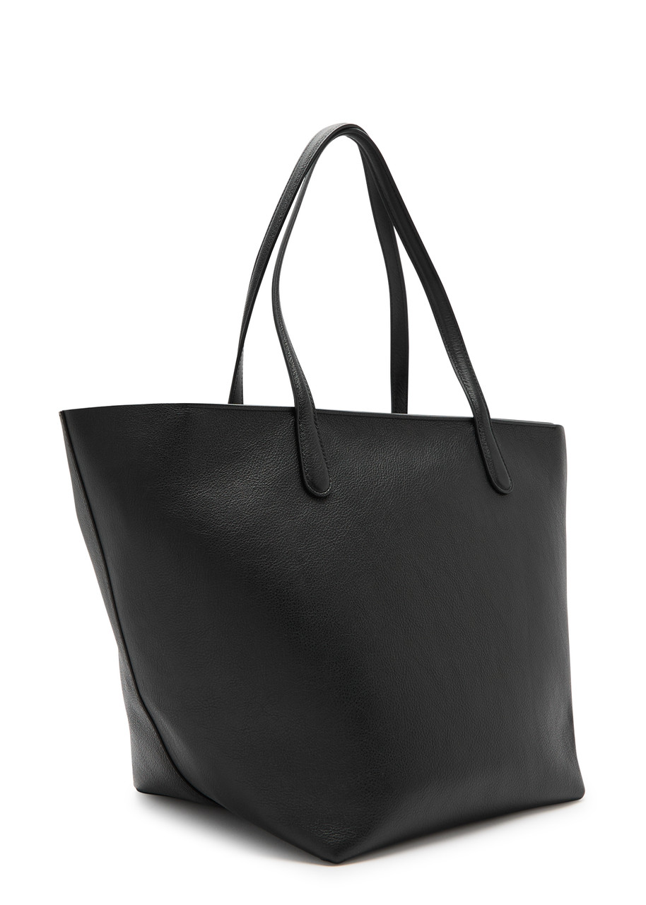 Mansur Gavriel Grained Leather Tote In Black