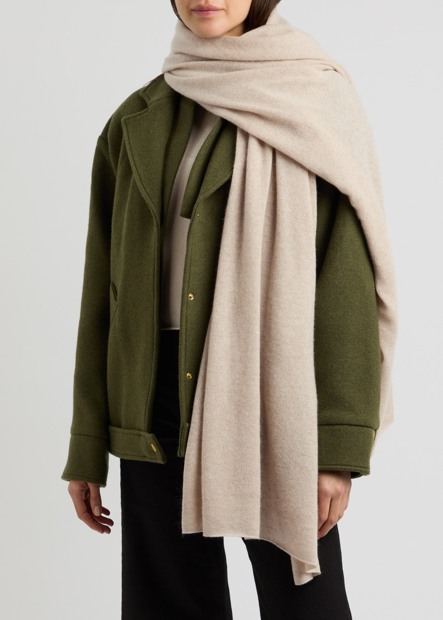  Lisa Yang Paris Cashmere Scarf - Sand - One Size 