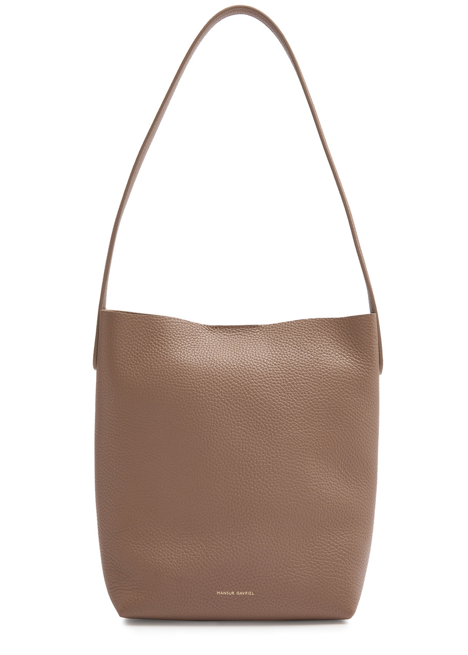 Mansur Gavriel Mini Everyday Cabas Grained-leather Shoulder bag - Sand - One Size