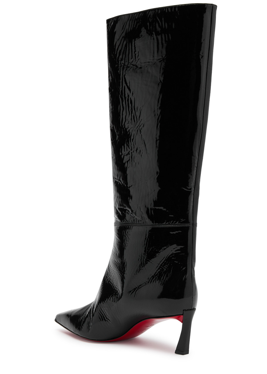 Christian Louboutin Condorocombo Botta 55 Patent-leather Knee-high Boots