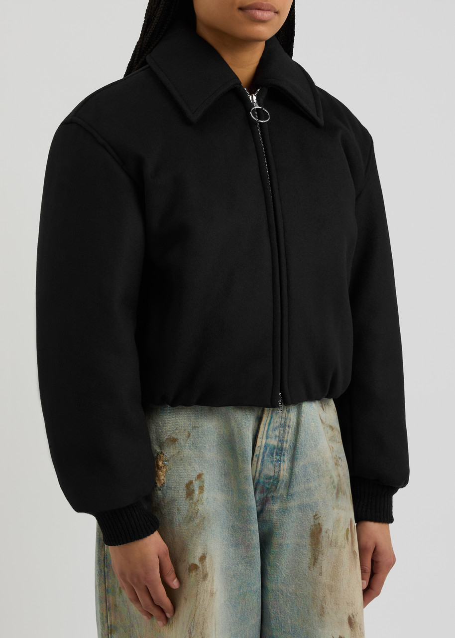 Acne Studios Owella Wool Jacket In Black