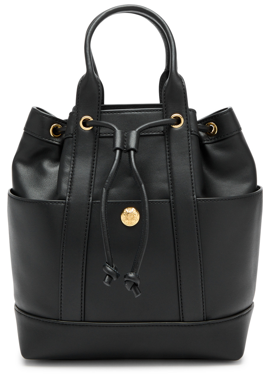 Veronica Beard Goody Leather Bucket bag - Black - One Size