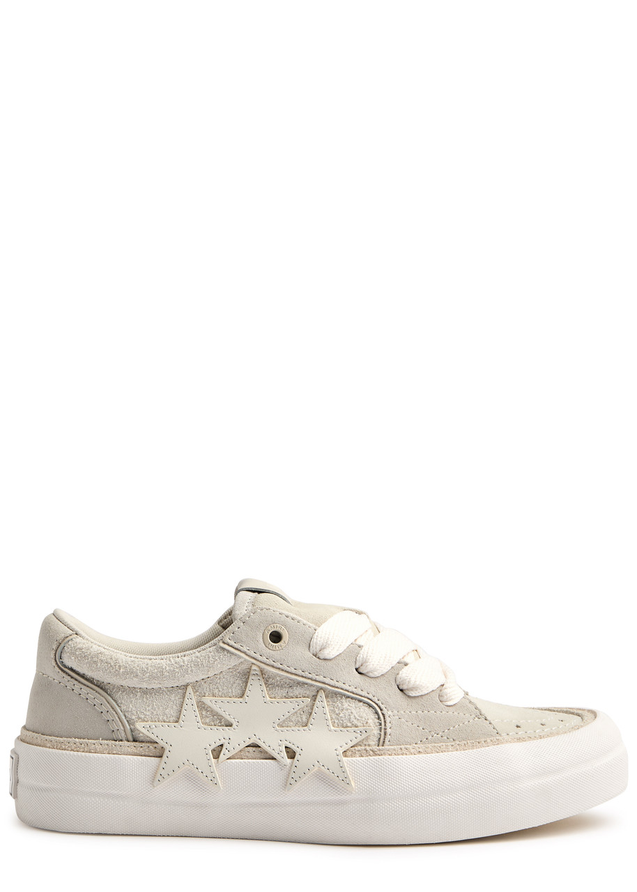 Amiri Sunset Skate Panelled Suede Sneakers In Cream