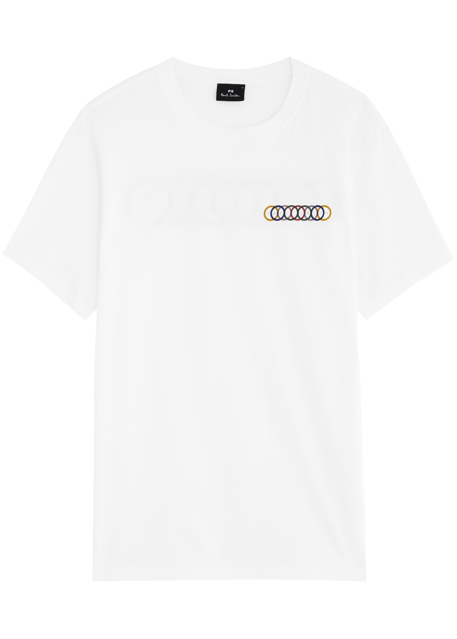 PS Paul Smith Logo-print Cotton T-shirt - White - M