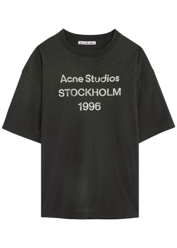 ACNE STUDIOS Logo cotton-blend T-shirt | Harvey Nichols
