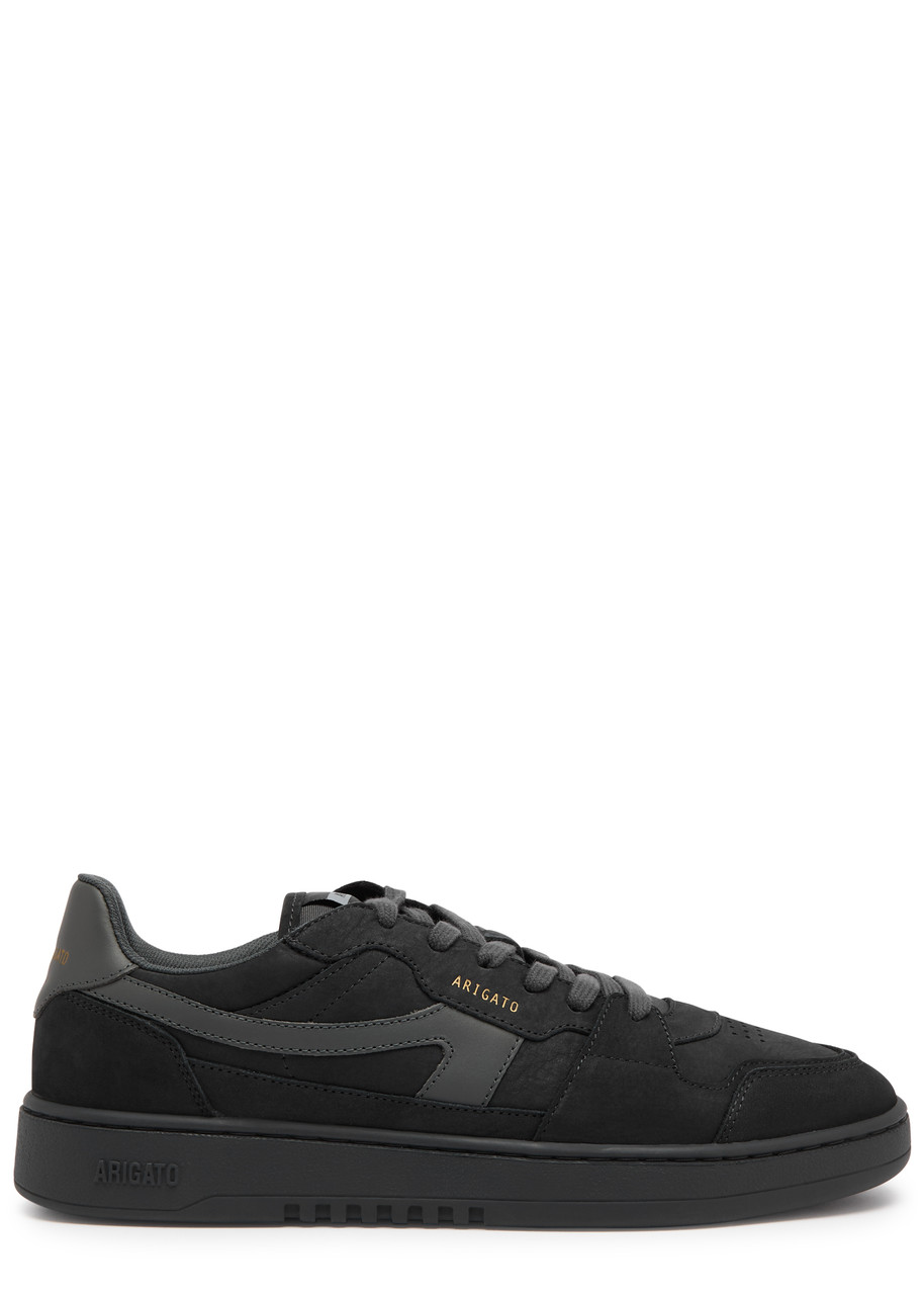 Axel Arigato Dice-a Panelled Nubuck Sneakers In Black